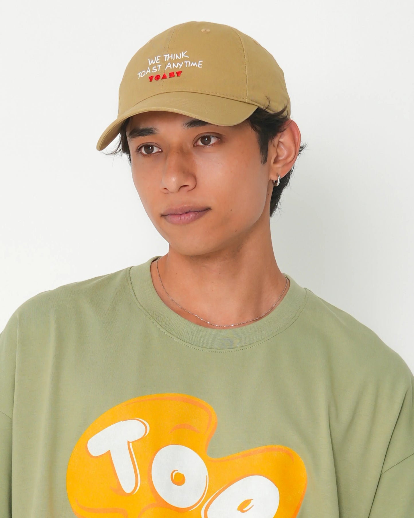 DOODLE LOGO CAP BEIGE