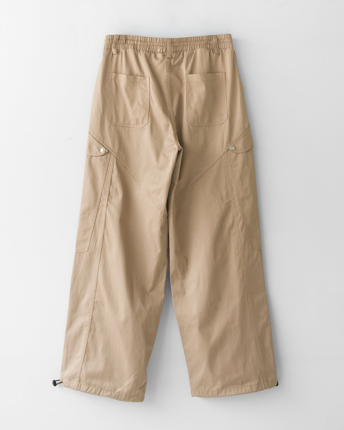 Skeleton Twill Drawstring Adjustable Cargo Pants BGE