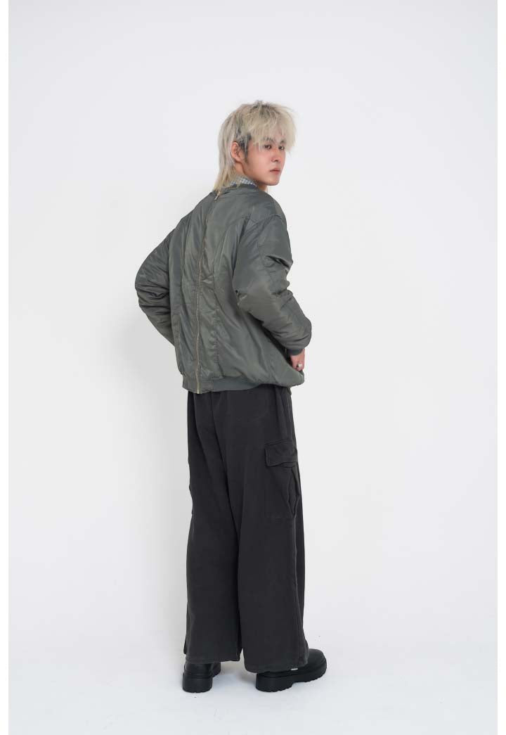 Drawcord Wide Sweat Pants