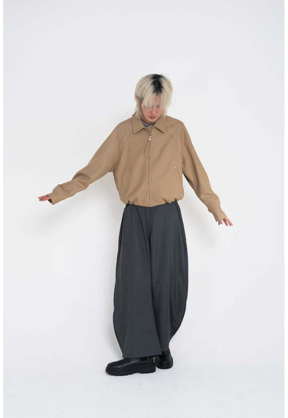 Deconstructed Raglan Sleeve Jacket