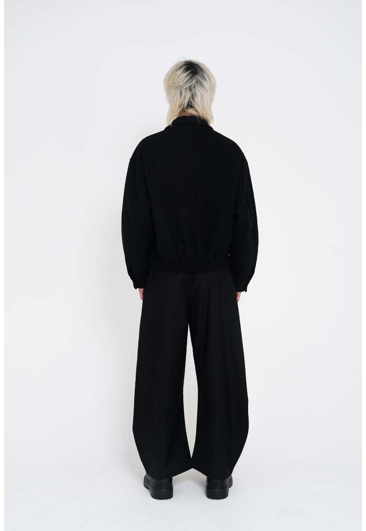 Minimalist Cropped Woolen Jacket