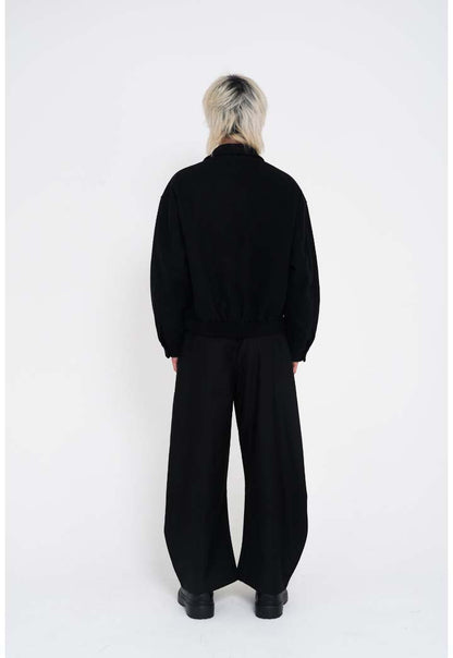 Minimalist Cropped Woolen Jacket