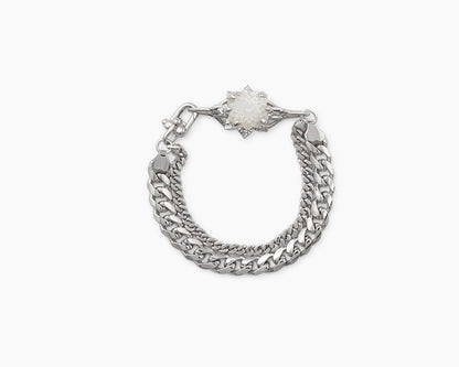 Zinnia Flower Bracelet_Cuban Link_Pocket Edition