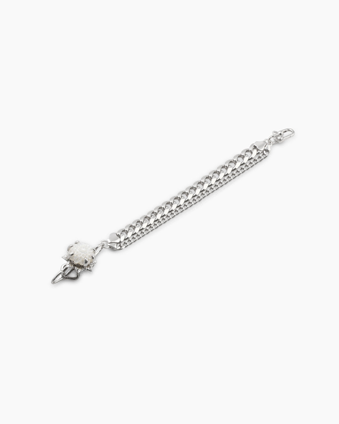 Zinnia Flower Bracelet_Cuban Link_Pocket Edition
