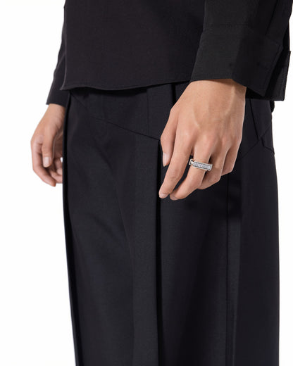 Montage Ring_Large_Vintage Finish, Black