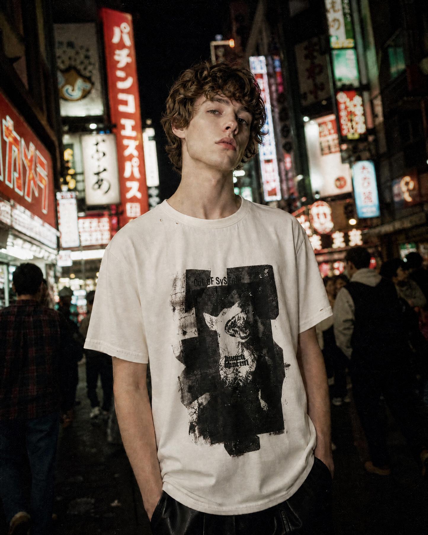 Distressed “D.O.G” Graphic Tee