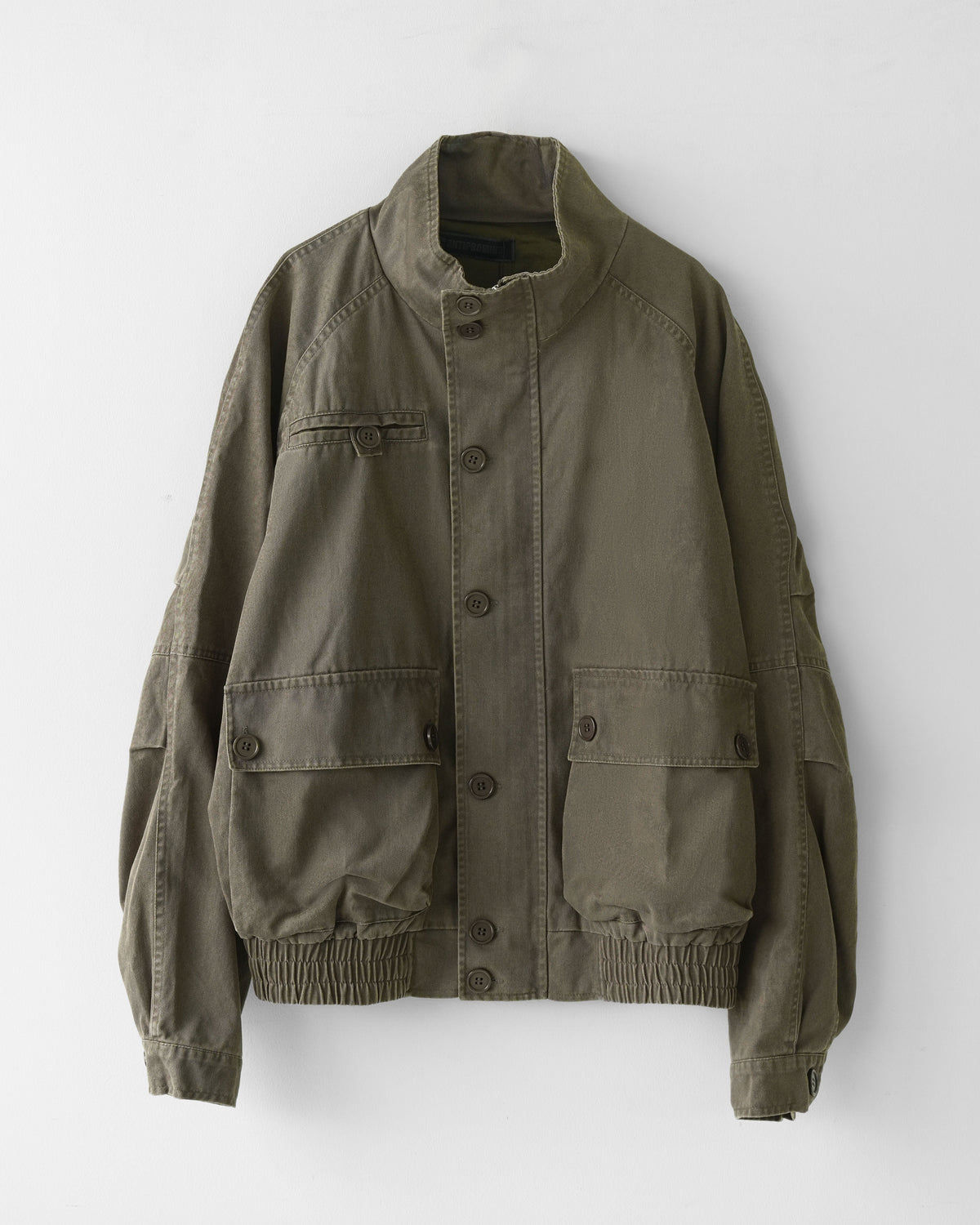 Distressed Snow Washed Hunting Jacket GRY