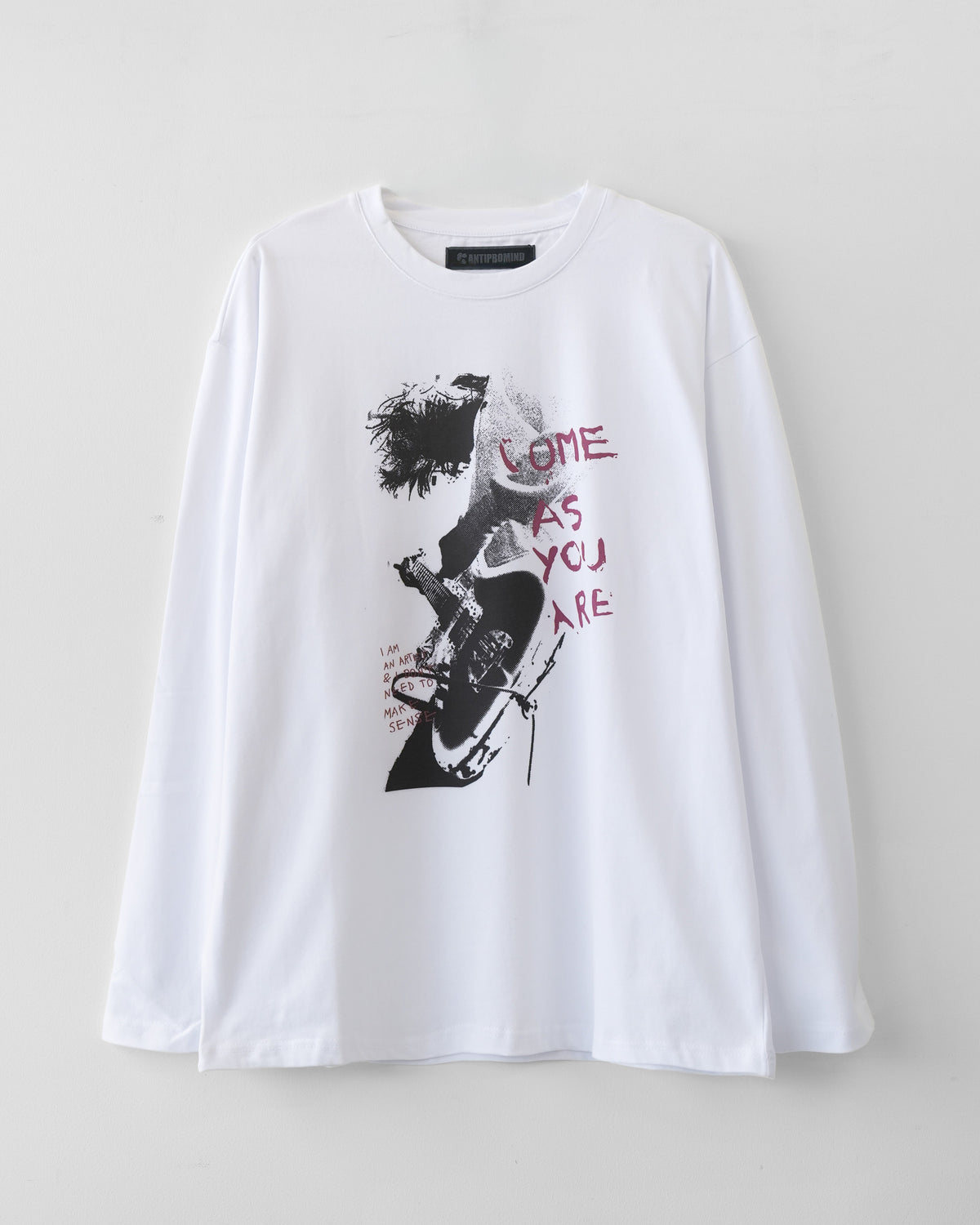 “Come as you are”Graphic L/Sleeve Tee
