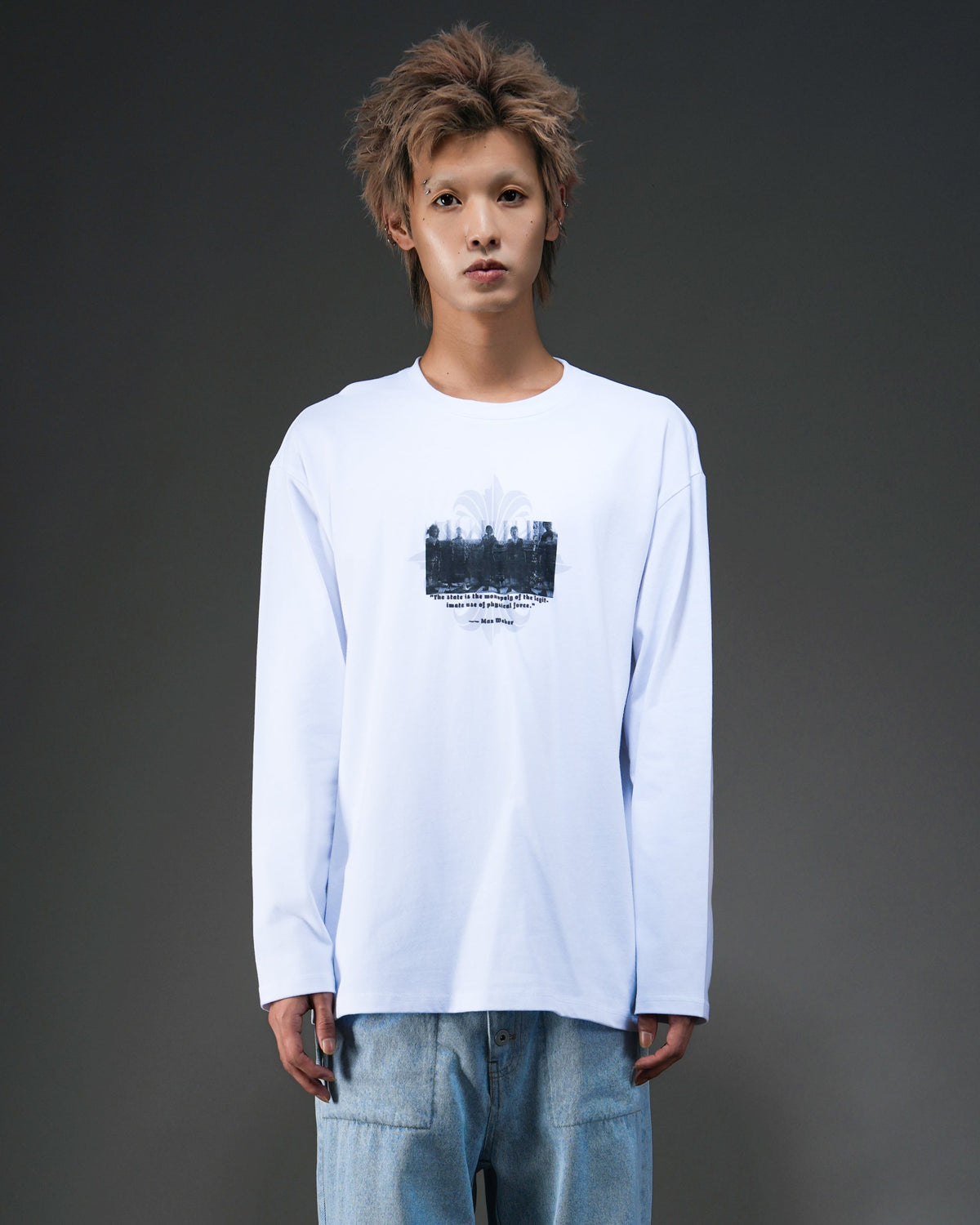 “Suicide Club”Graphic L/Sleeve Tee