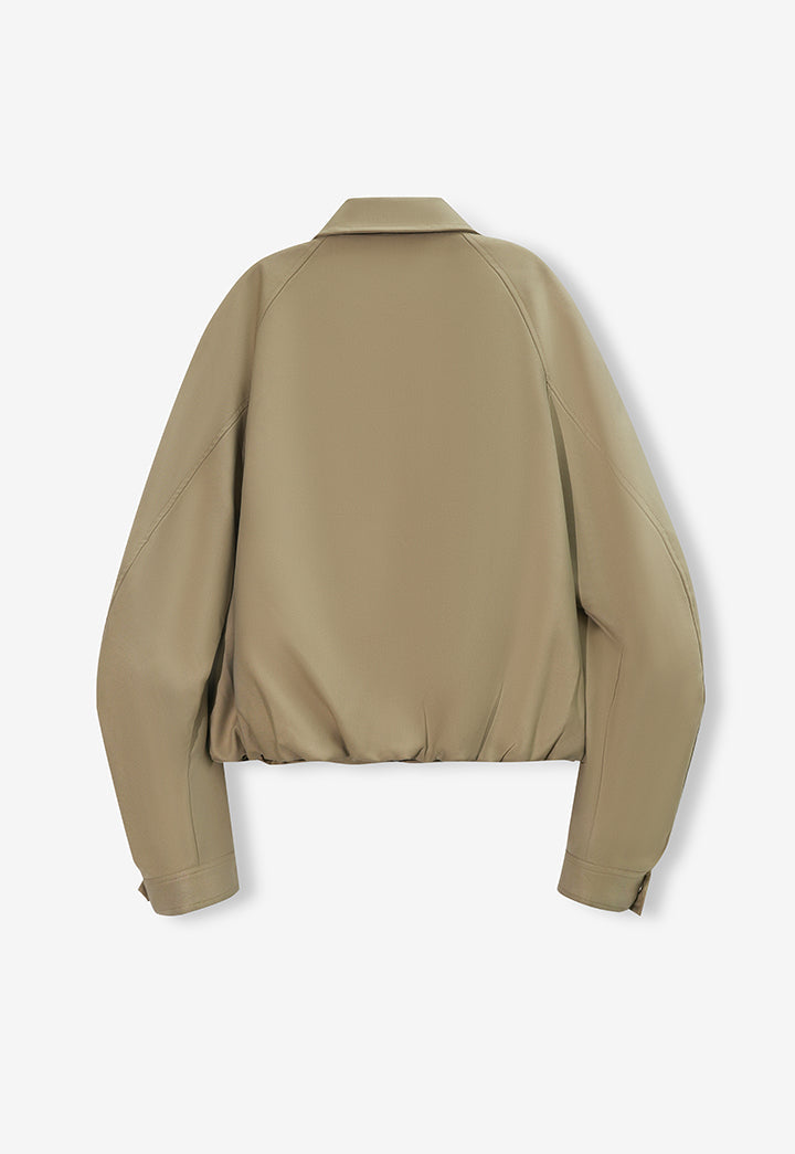 Deconstructed Raglan Sleeve Jacket