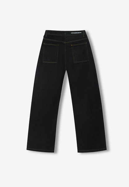 Reverse-Wear Deconstructed Scimitar Jeans