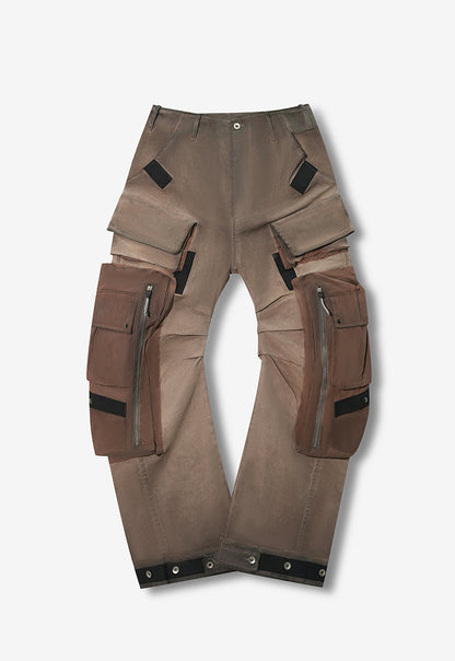 Scimitar Wide-Leg Paratrooper Pants