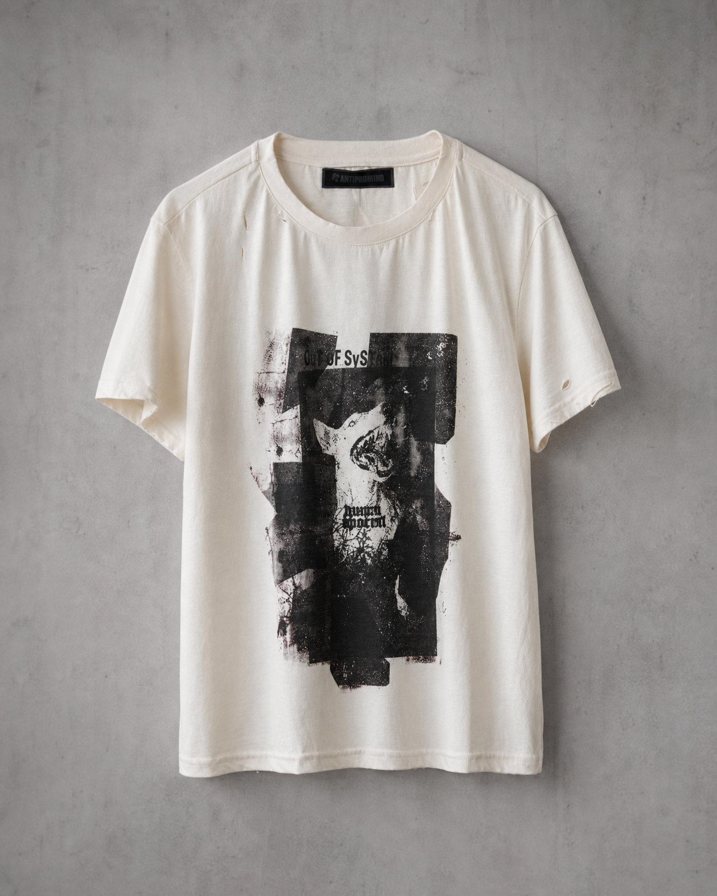 Distressed “D.O.G” Graphic Tee