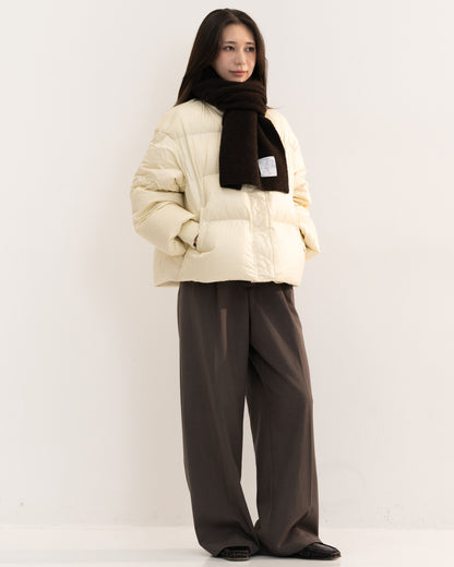 【予約販売1月中旬配送予定】MEI. WOOL BLEND MUFFLER BROWN