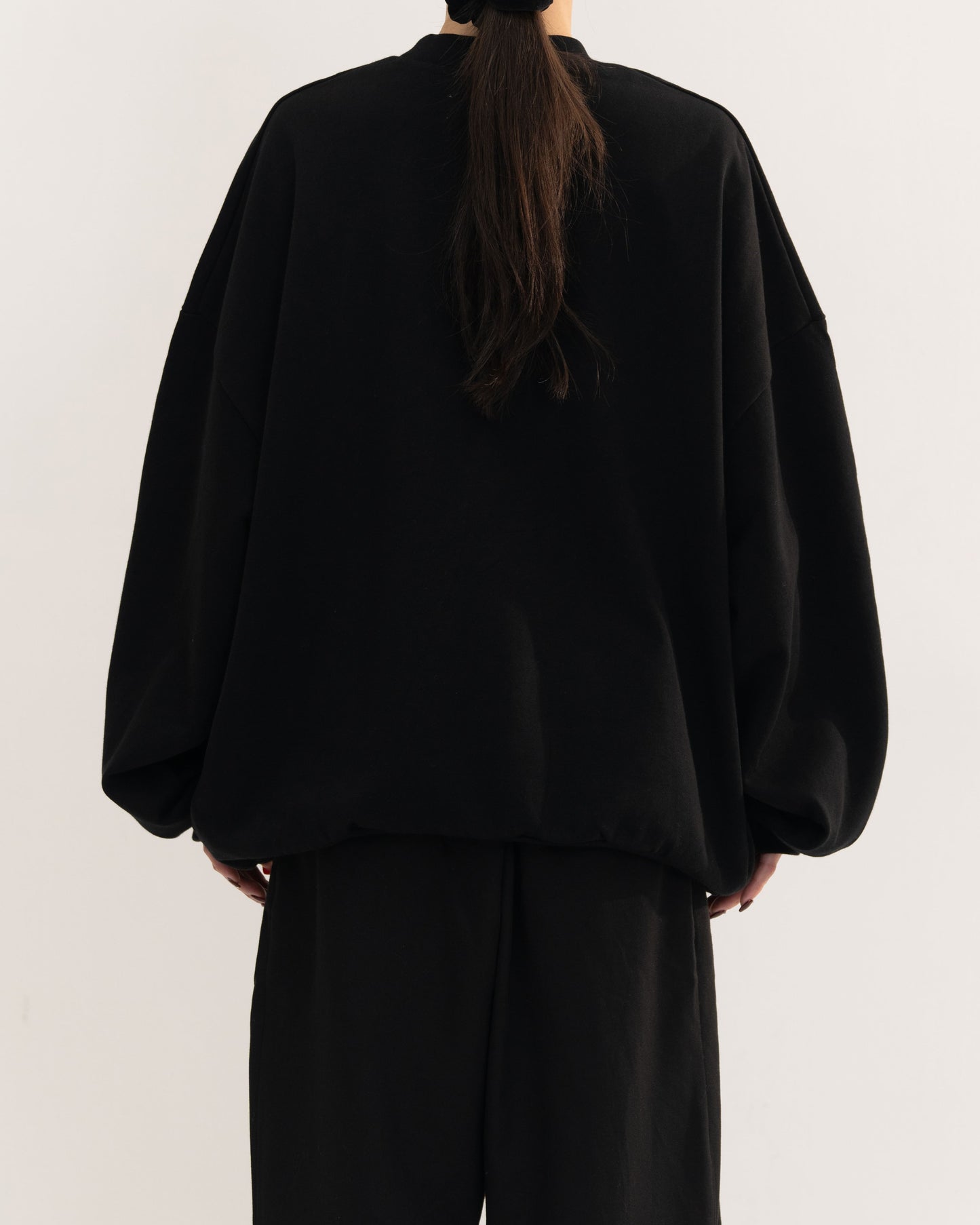 【予約販売1月中旬配送予定】MEI. SWEAT PULLOVER BLACK