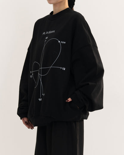 【予約販売1月中旬配送予定】MEI. SWEAT PULLOVER BLACK