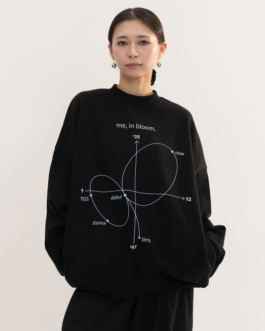 【予約販売1月中旬配送予定】MEI. SWEAT PULLOVER BLACK