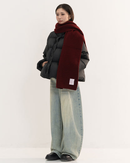 【予約販売1月中旬配送予定】MEI. WOOL BLEND MUFFLER RED
