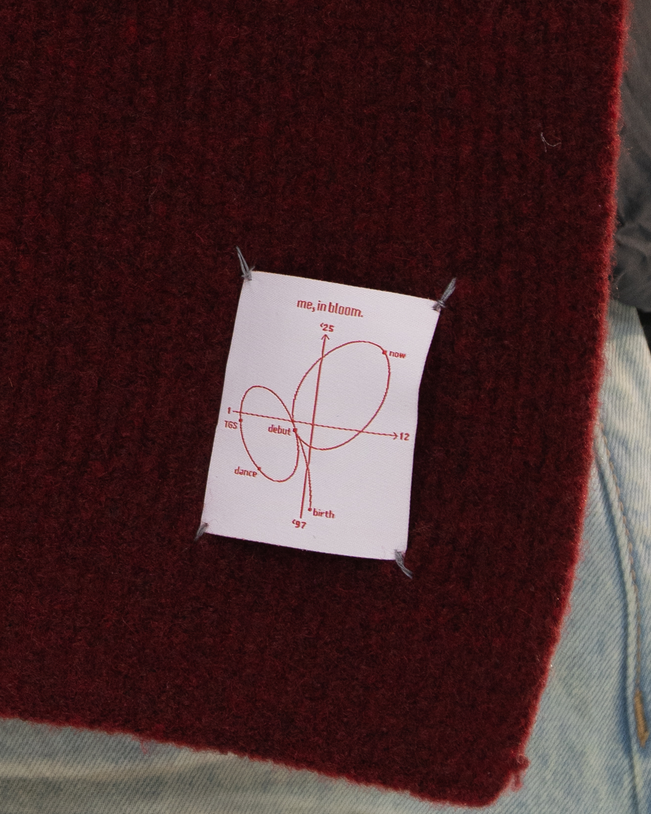 【予約販売1月中旬配送予定】MEI. WOOL BLEND MUFFLER RED