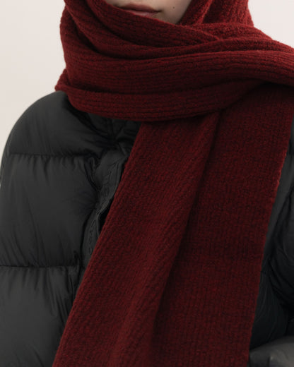 【予約販売1月中旬配送予定】MEI. WOOL BLEND MUFFLER RED