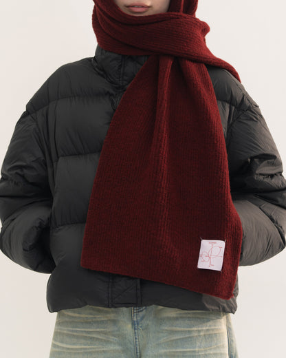 【予約販売1月中旬配送予定】MEI. WOOL BLEND MUFFLER RED