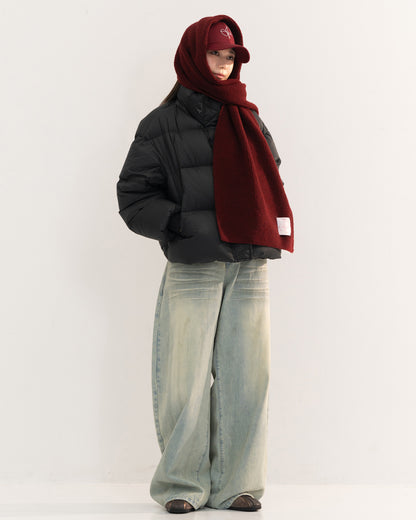 【予約販売1月中旬配送予定】MEI. WOOL BLEND MUFFLER RED