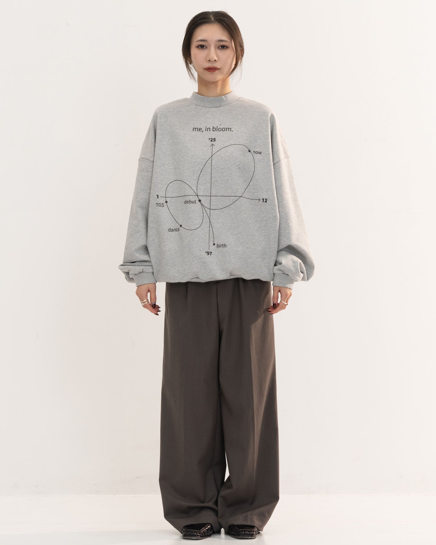 【予約販売1月中旬配送予定】MEI. SWEAT PULLOVER GRAY