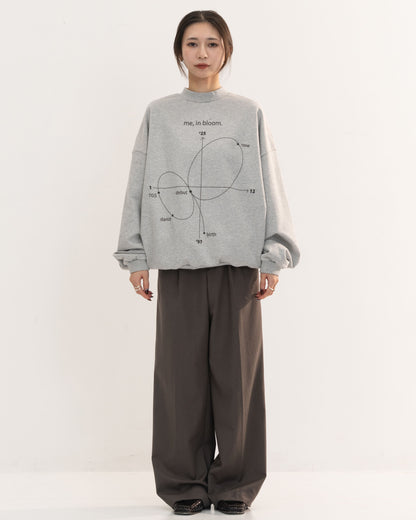 【予約販売1月中旬配送予定】MEI. SWEAT PULLOVER GRAY