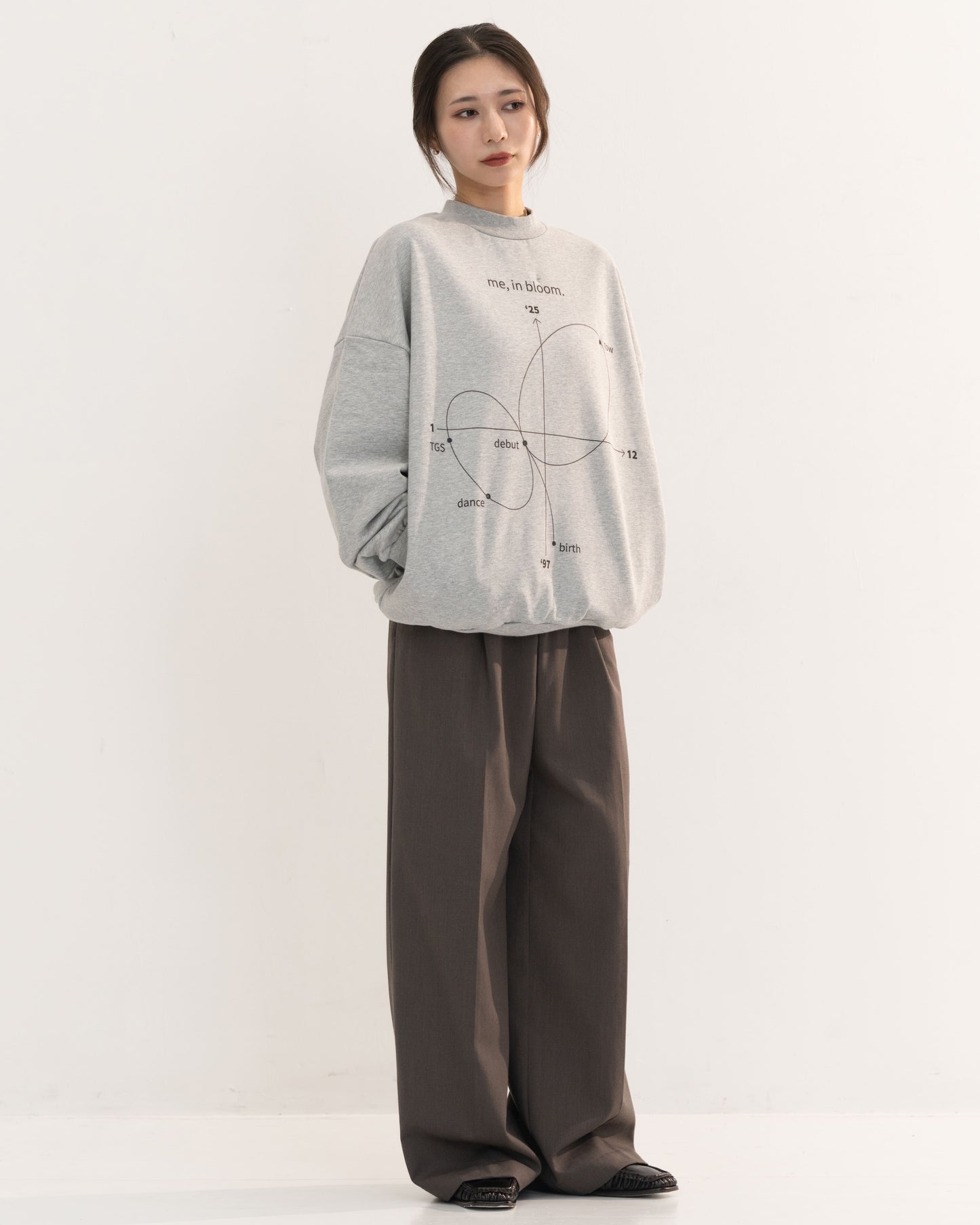 【予約販売1月中旬配送予定】MEI. SWEAT PULLOVER GRAY