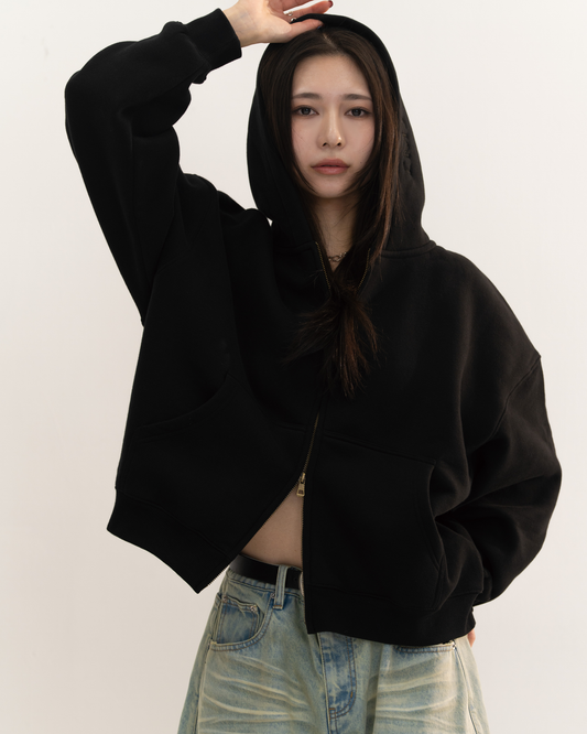 【予約販売1月中旬配送予定】MEI. DOUBLE ZIP PARKA BLACK
