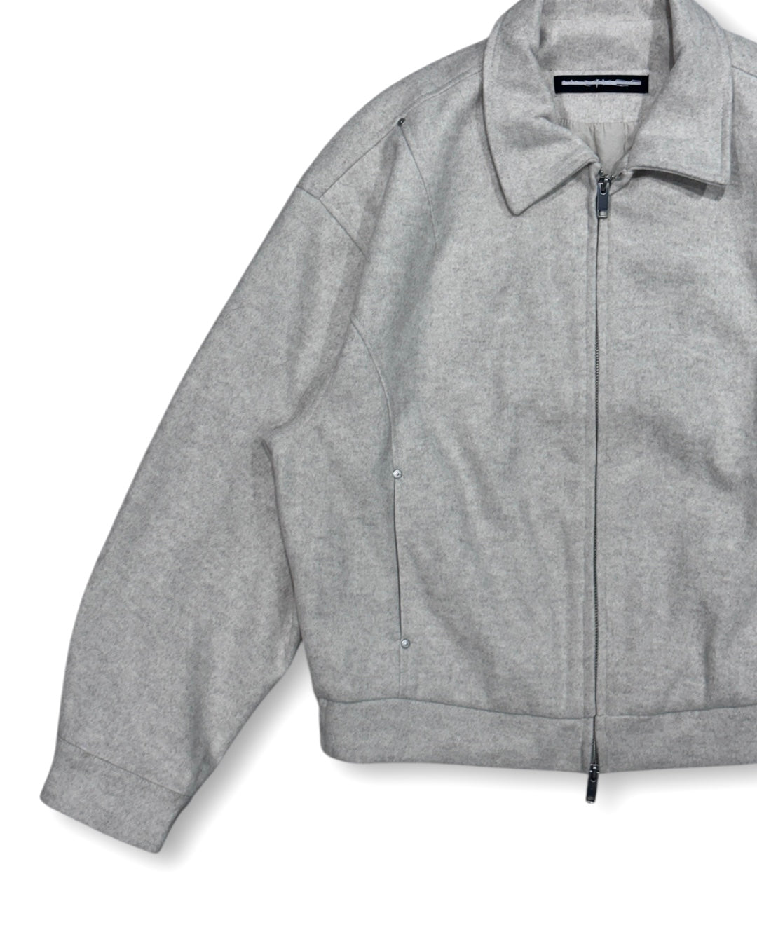 Minimalist Cropped Woolen Jacket