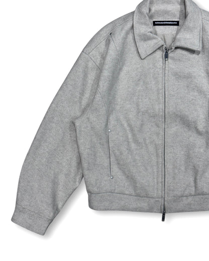 Minimalist Cropped Woolen Jacket