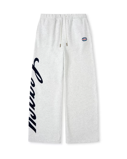 Vintage Patch Embroidery Sweatpants O.WHT